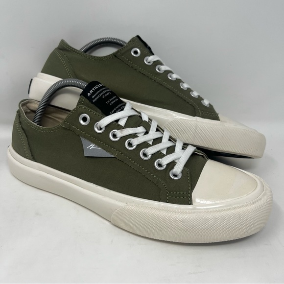 article no Other - Article No Mens 1007 Low Top Chunky Vulcanized Fashion Sneaker Sz 9 Olive Vibram